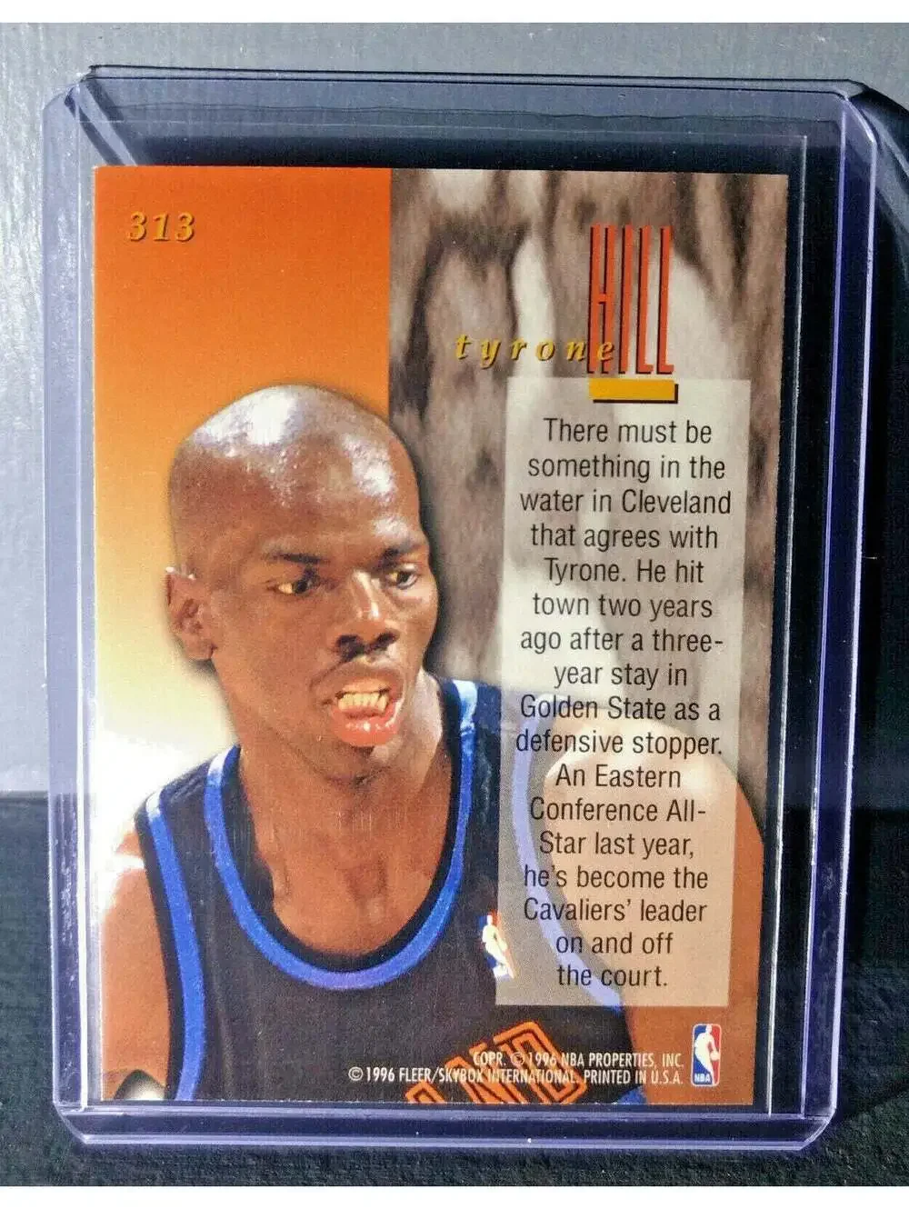 1995-96 Tyrone Hill Fleer Ultra #313 Encore Basketball Card